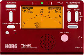 KORG TM-60RD AFINADOR METRONOMO KORG TM60RD