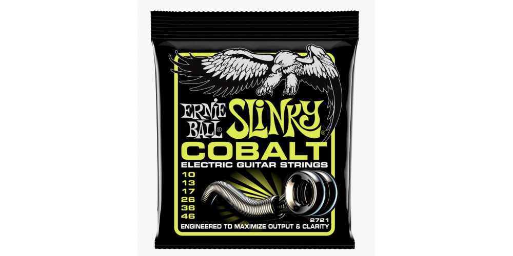 ELIXIR 2721 JUEGO CUERDAS ELECTRICA 10-46 ERNIE BALL SLINKY COBALT