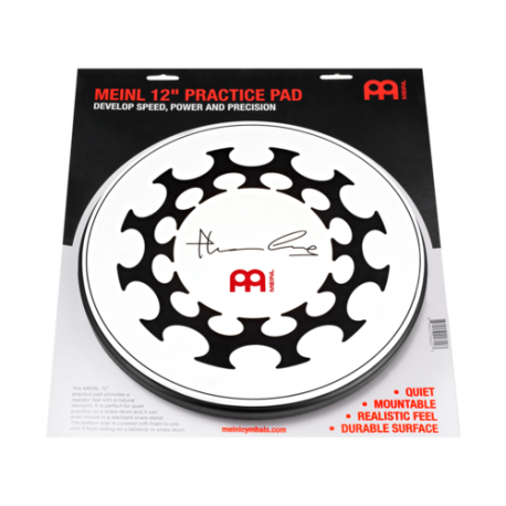 MEINL MPP12TL PAD DE PRACTICAS MEINL 12" BLANCO MPP12TL THOMAS LANG