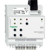 SCHNEIDER ELECTRIC MTN649204 ACTUADOR BINARIO CARRIL 10A 4 CANALES