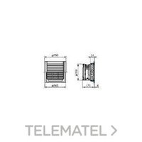 SCHNEIDER ELECTRIC NSYCAG223LPF REJILLA SAL.MECAN.223x223mm