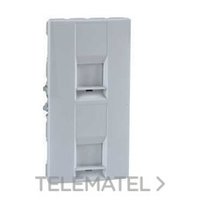 SCHNEIDER ELECTRIC U9.462.18 TAPA DOBLE P/CONECT.BL.S.UNICA SYSTEM