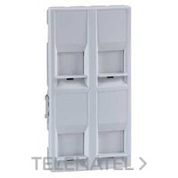 SCHNEIDER ELECTRIC U9.463.18 TAPA CUADRUPLE P/CONECT.BL.S.UNICA SYS.