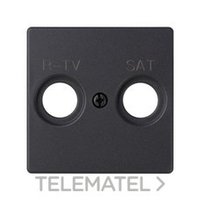 SIMON 82097-38 TAPA TOMA R-TV+SATELITE SIMON 82 GRAFITO