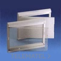 SOLERA 5205 Marco marfil  y puerta transparente para cajas de ICP y distribución.