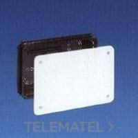 SOLERA 5501 Caja empalme y derivación, tapa con tornillos. Empotrada. De 100x170x40. 16 entradas para t