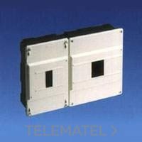 SOLERA 679 Caja  ICP y distribución. De 277x188x55. Distribución 8 elementos. Marfil. Empotrar.