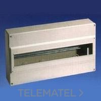 SOLERA 704 Caja para distribución. De 348x192x68. Hasta 18 elementos. Color marfil. Superficie.