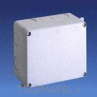 SOLERA 815 Caja estanca paredes lisas.IP65,IK07.Precintable.De 100x100x55.Tornillos de 1/4 vuelta. Gri