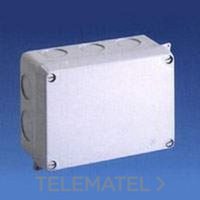 SOLERA 816 Caja estanca paredes lisas.IP65,IK07.Precintable.De 153x110x65.Tornillos 1/4 vuelta. Gris.