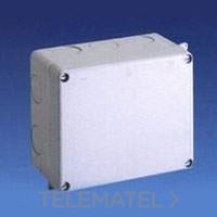 SOLERA 817 Caja estanca paredes lisas.IP65,IK07 Precintable. De 160x135x70. Tornillos 1/4 vuelta. Gris