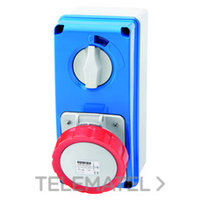 GEWISS GW66219N BA.FJA.INTERBLOQUEADA VT.FDO.32A 3P+TT